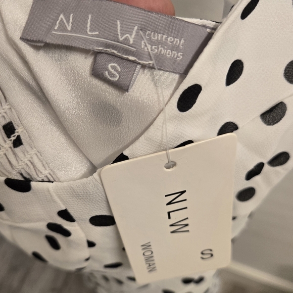 Polka Dot Luxury Designer Inspired Dress Size: Small - Picture 5 of 9